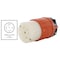 Ac Works Locking Connector, L22-30R, 30 A, 277/480V AC, Three Phase, Orange ASL2230R - alternate 6